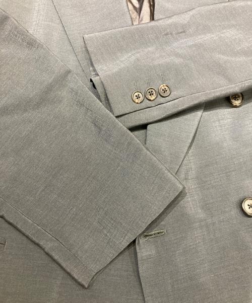 FENDI（フェンディ）FENDI (フェンディ) ウールモヘヤ ダブルジャケット ネイビー サイズ:52の古着・服飾アイテム