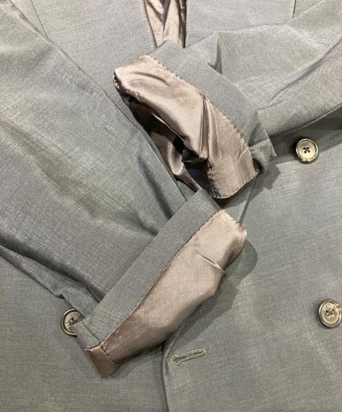 FENDI（フェンディ）FENDI (フェンディ) ウールモヘヤ ダブルジャケット ネイビー サイズ:52の古着・服飾アイテム