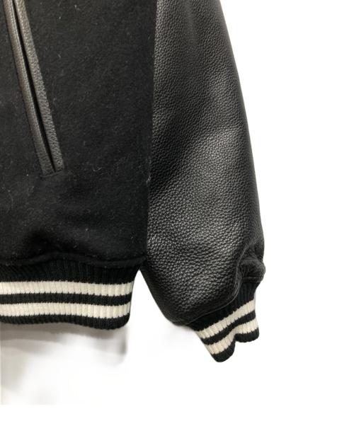 AVIREX（アヴィレックス）AVIREX (アヴィレックス) SKOOKUM (スクーカム) VARSITY JACKET ブラック サイズ:Lの古着・服飾アイテム
