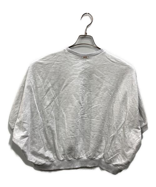 chignon（シニヨン）chignon (シニヨン) プリントドルマンプルオーバー グレー サイズ:SIZE Freeの古着・服飾アイテム