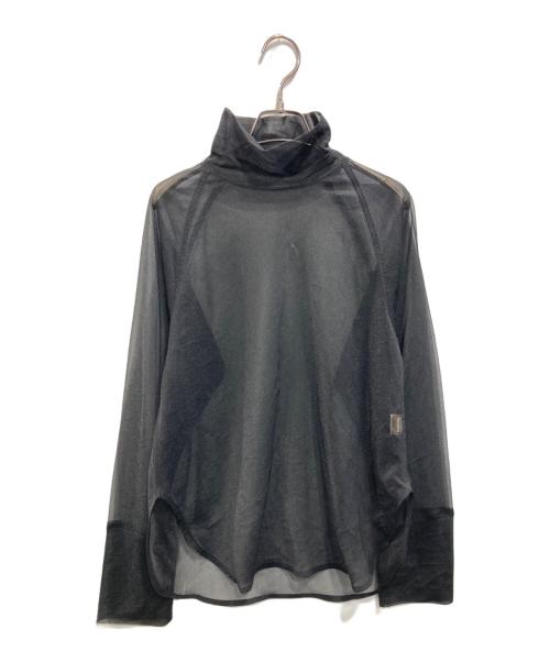 TODAYFUL（トゥデイフル）TODAYFUL (トゥデイフル) Sheer Turtle Tops ブラック サイズ:Fの古着・服飾アイテム