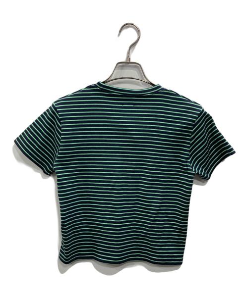 6(ROKU) BEAUTY&YOUTH（ロク ビューティーアンドユース）6(ROKU) BEAUTY&YOUTH (ロク ビューティーアンドユース) コットン フライス Tシャツ グリーン サイズ:SIZE Freeの古着・服飾アイテム