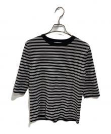 UNITED ARROWS TOKYO（ユナイテッドアローズトウキョウ）の古着「COMFY（コンフィー） コンパクト クルーネック ニット」｜ブラック