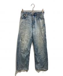 YANUK×AYA KANEKO（ヤヌーク×アヤカネコ）の古着「Boys Cropped（ボーイズ クロップド）」｜インディゴ