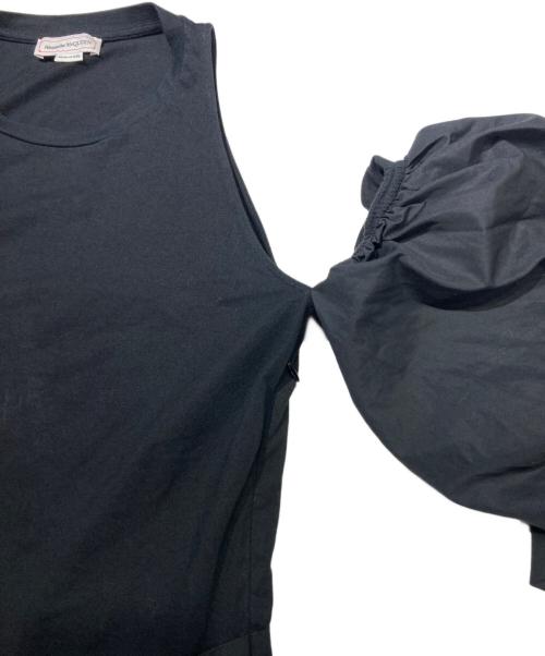 ALEXANDER McQUEEN（アレキサンダーマックイーン）ALEXANDER McQUEEN (アレキサンダーマックイーン) Open Shoulder Blouse ブラック サイズ:40の古着・服飾アイテム