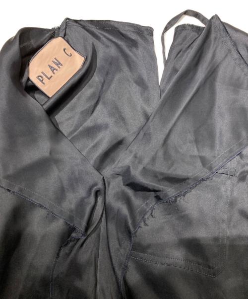 PLAN C（プランシー）Plan C (プランシー) レーヨンドレープドレス ブラック サイズ:38の古着・服飾アイテム