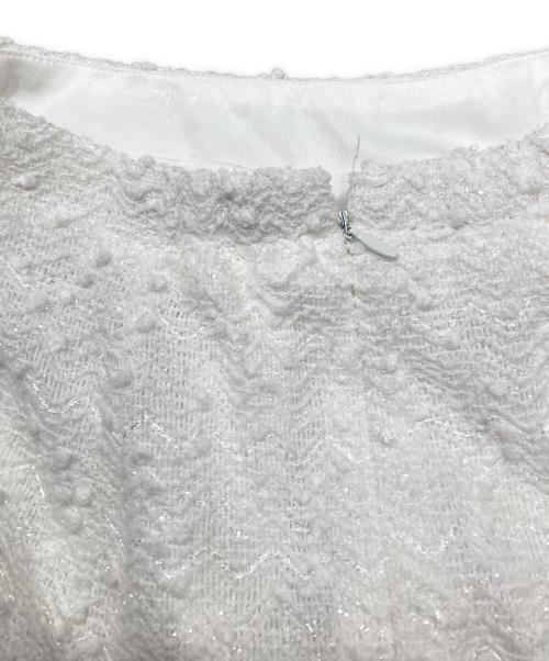 an♡（アン）an♡ (アン) バストジップ ビジューセットアップ ホワイト サイズ:Sの古着・服飾アイテム