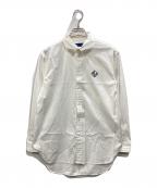 POLO RALPH LAURENポロ・ラルフローレン）の古着「オーバーサイズフィット ロゴ コットン シャツ」｜ホワイト
