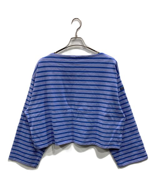 POLO RALPH LAUREN（ポロ・ラルフローレン）POLO RALPH LAUREN (ポロ・ラルフローレン) ストライプド ボートネック マリナー Tシャツ ブルー サイズ:Mの古着・服飾アイテム