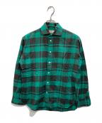 Denim & Supply Ralph Laurenデニム＆サプライ ラルフローレン）の古着「Plaid Cotton Twill Shirt」｜グリーン