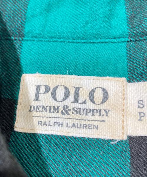 Denim & Supply Ralph Lauren（デニム＆サプライ ラルフローレン）DENIM & SUPPLY RALPH LAUREN (デニム＆サプライ ラルフローレン) Plaid Cotton Twill Shirt グリーン サイズ:Sの古着・服飾アイテム
