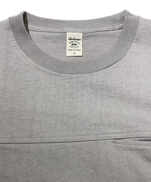 JACKMAN（ジャックマン）Jackman (ジャックマン) Dotsume Pocket HS T-Shirt グレー サイズ:Mの古着・服飾アイテム