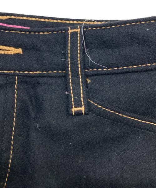 COMME des GARCONS（コムデギャルソン）COMME des GARCONS (コムデギャルソン) LEVI'S (リーバイス) 03AWゼロサン エーダブリュー ウールナイロン ステッチワークスカート ブラック サイズ:SIZE Sの古着・服飾アイテム