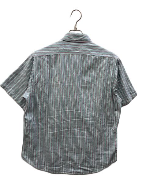 SUGAR CANE（シュガーケーン）SUGAR CANE (シュガーケーン) DOBBY STRIPE WORK SHIRT（ドビーストライプ ワークシャツ） ブルー サイズ:SIZE Mの古着・服飾アイテム