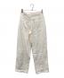 MAISON HOTEL (メゾンホテル) THEODORE PANT アイボリー サイズ:S 未使用品：5000円