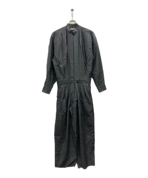 ISSEY MIYAKE MEN（イッセイミヤケメン）ISSEY MIYAKE MEN (イッセイミヤケメン) アーカイブシルクジャンプスーツ ブラック サイズ:Mの古着・服飾アイテム