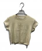 ）の古着「モノグラム ロゴ ベイビーTシャツ」｜イエロー