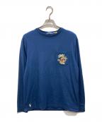 POLO RALPH LAURENポロ・ラルフローレン）の古着「クラシックフィットエンブロイダリージャージーTシャツ」｜ネイビー