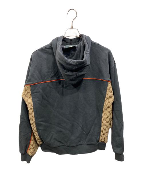 GUCCI（グッチ）GUCCI (グッチ) 24SS GG コットンジャージー ジップジャケット ブラック サイズ:Mの古着・服飾アイテム