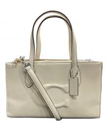 COACH（コーチ）の古着「ニーナ スモール トート」｜アイボリー