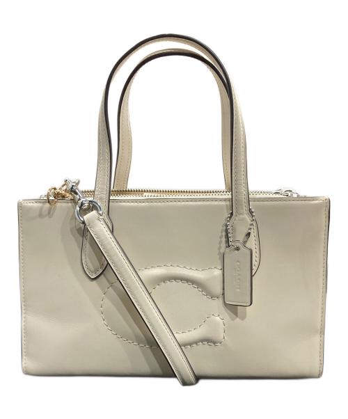 COACH（コーチ）COACH (コーチ) ニーナ スモール トート アイボリーの古着・服飾アイテム