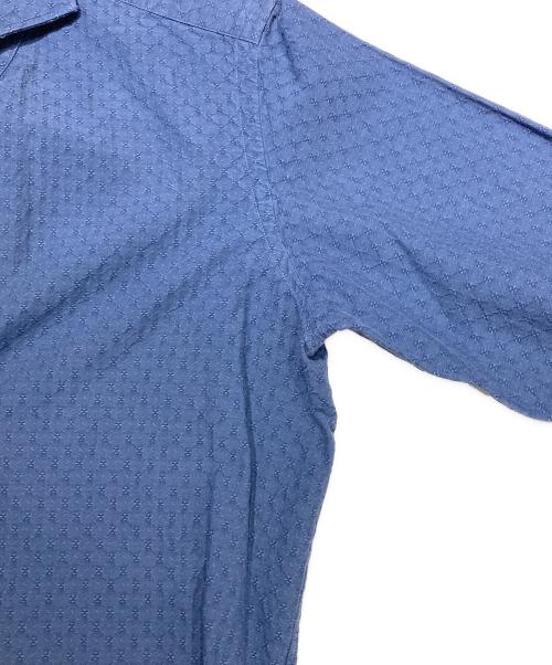 giannetto（ジャンネット）giannetto (ジャンネット) VINCI FIT ホリゾンタルカラーシャツ ネイビー サイズ:Mの古着・服飾アイテム