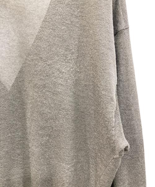 JUSGLITTY（ジャスグリッティー）JUSGLITTY (ジャスグリッティー) シアーカーデVアンサンブル グレー サイズ:2の古着・服飾アイテム