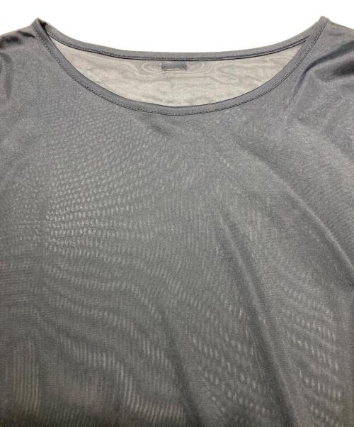 CADUNE（カデュネ）CADUNE (カデュネ) シアーカットソー ブラック サイズ:38の古着・服飾アイテム