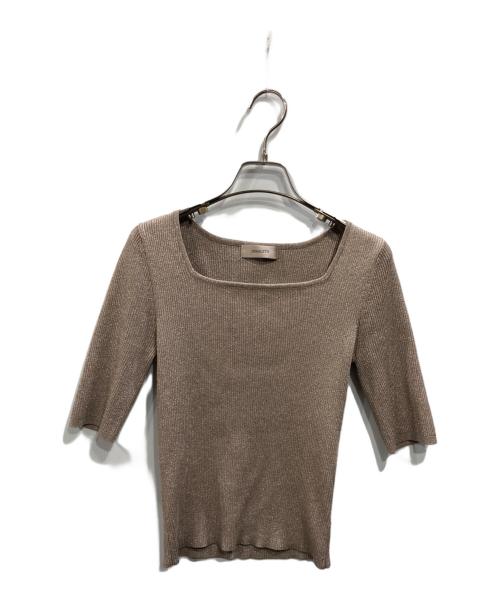 JUSGLITTY（ジャスグリッティー）JUSGLITTY (ジャスグリッティー) ポイントカーデアンサンブル ブラウン サイズ:SIZE 2の古着・服飾アイテム