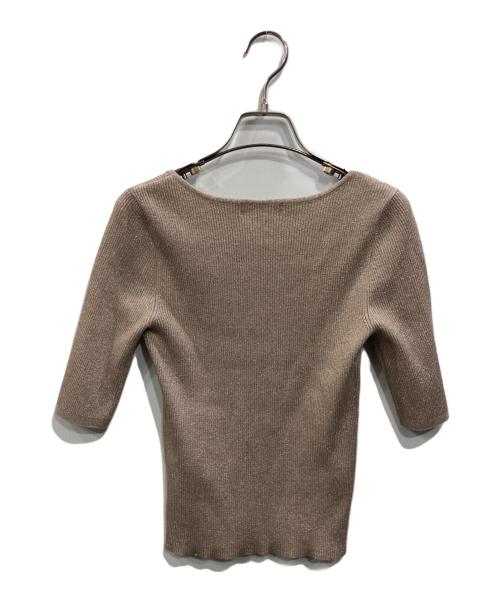 JUSGLITTY（ジャスグリッティー）JUSGLITTY (ジャスグリッティー) ポイントカーデアンサンブル ブラウン サイズ:SIZE 2の古着・服飾アイテム