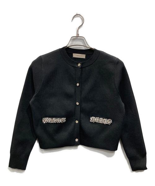 JUSGLITTY（ジャスグリッティー）JUSGLITTY (ジャスグリッティー) メニービジューアンサンブル ブラック サイズ:SIZE 2の古着・服飾アイテム