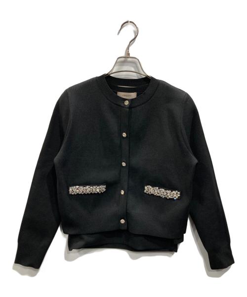 JUSGLITTY（ジャスグリッティー）JUSGLITTY (ジャスグリッティー) メニービジューアンサンブル ブラック サイズ:SIZE 2の古着・服飾アイテム