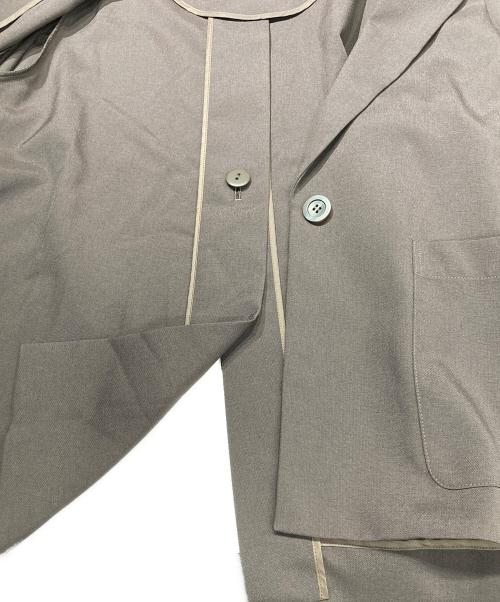CADUNE（カデュネ）CADUNE (カデュネ) 半袖ジャケット ブラウン サイズ:36の古着・服飾アイテム
