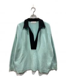CULLNI（クルニ）の古着「Wool Cashmere Skipper Knit」｜グリーン