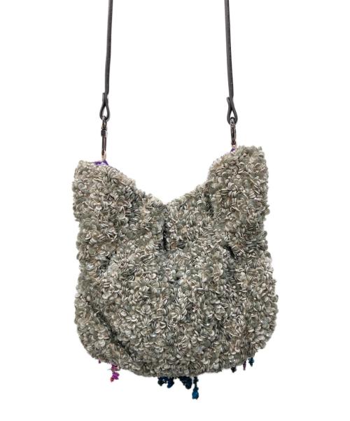 JAMIN PUECH（ジャマンピュエッシュ）JAMIN PUECH (ジャマンピュエッシュ) ビーズ刺繍バッグ グレーの古着・服飾アイテム