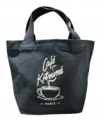 KAFE KITSUNEカフェ キツネ）の古着「COFFEE CUP MINI TOTE BAG」｜ブラック