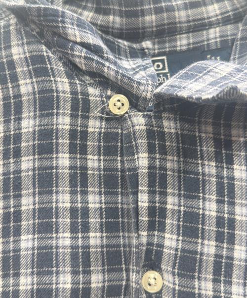 POLO RALPH LAUREN（ポロ・ラルフローレン）POLO RALPH LAUREN (ポロ・ラルフローレン) ADAMS チェックシャツ ネイビー サイズ:Lの古着・服飾アイテム