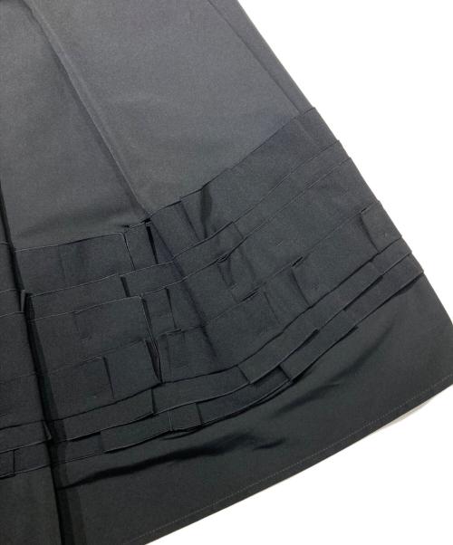 ADORE（アドーア）ADORE (アドーア) デコラティブヘムスカート ブラック サイズ:38の古着・服飾アイテム