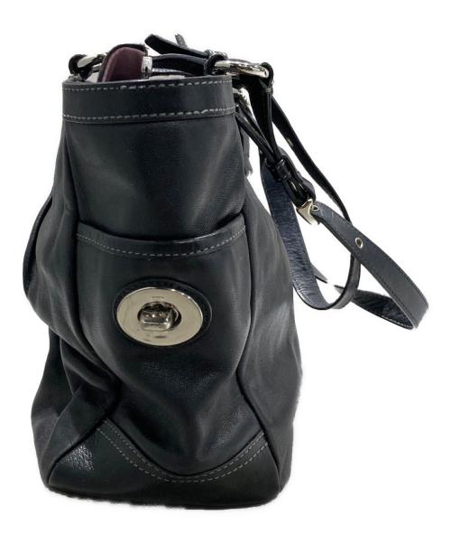 COACH（コーチ）COACH (コーチ) ハンドバッグ ブラックの古着・服飾アイテム