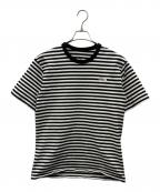 THE NORTH FACEザ ノース フェイス）の古着「S/S MULTI BORDER TEE（ショートスリーブ マルチボーダー ティー）」｜ブラック×ホワイト