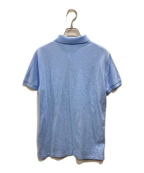 POLO RALPH LAUREN（ポロ・ラルフローレン）POLO RALPH LAUREN (ポロ・ラルフローレン) CUSTOM SLIM FIT ポロシャツ ブルー サイズ:Sの古着・服飾アイテム