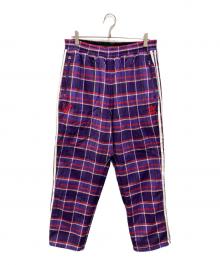 adidas Originals（アディダスオリジナル）の古着「KORN TRACK PANT」｜ブラック×パープル