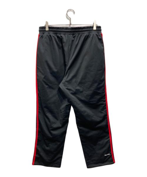 adidas Originals（アディダスオリジナル）adidas Originals (アディダスオリジナル) KORN TRACK PANT ブラック×パープル サイズ:XLの古着・服飾アイテム