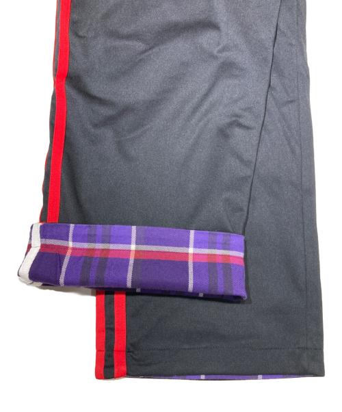 adidas Originals（アディダスオリジナル）adidas Originals (アディダスオリジナル) KORN TRACK PANT ブラック×パープル サイズ:XLの古着・服飾アイテム