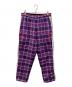 adidas Originals（アディダスオリジナル）の古着「KORN TRACK PANT」｜ブラック×パープル
