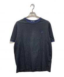 FRED PERRY（フレッドペリー）の古着「TWIN TIPPED T-SHIRT」｜ブラック×ネイビー