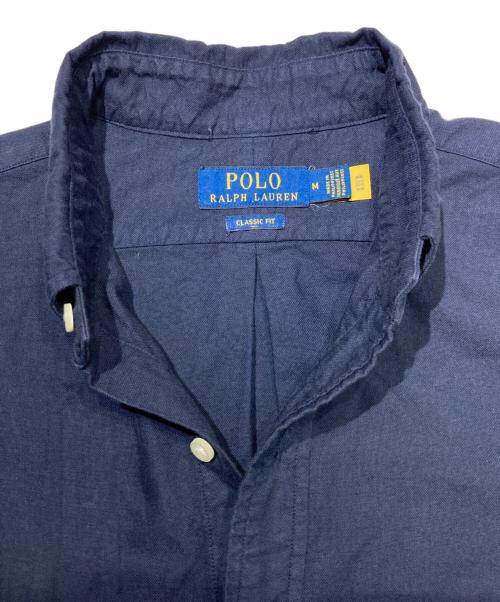 POLO RALPH LAUREN（ポロ・ラルフローレン）POLO RALPH LAUREN (ポロ・ラルフローレン) CLASSIC FIT ボタンダウンシャツ ネイビー サイズ:Mの古着・服飾アイテム