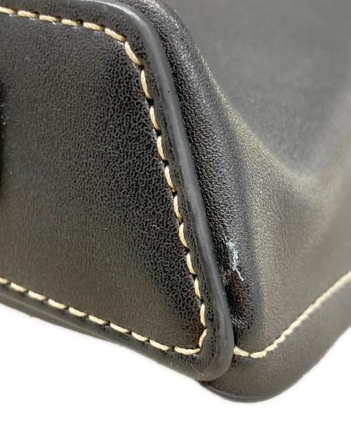the dilettante（ザ・ディレッタント）the dilettante (ザ・ディレッタント) TOMORROW LAND (トゥモローランド) 別注 レザー 2WAY クラッチバッグ ブラックの古着・服飾アイテム
