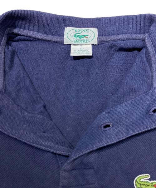 IZOD LACOSTE（アイゾッド ラコステ）IZOD LACOSTE (アイゾッド ラコステ) USA製 ポロシャツ ネイビー サイズ:Mの古着・服飾アイテム