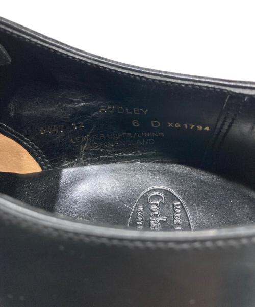 Crockett & Jones（クロケット＆ジョーンズ）Crockett & Jones (クロケット＆ジョーンズ) AUDLEY オードリー ストレートチップシューズ ブラック サイズ:6Dの古着・服飾アイテム